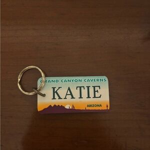 State of Arizona Keychain USA Name Plate Katie NEW